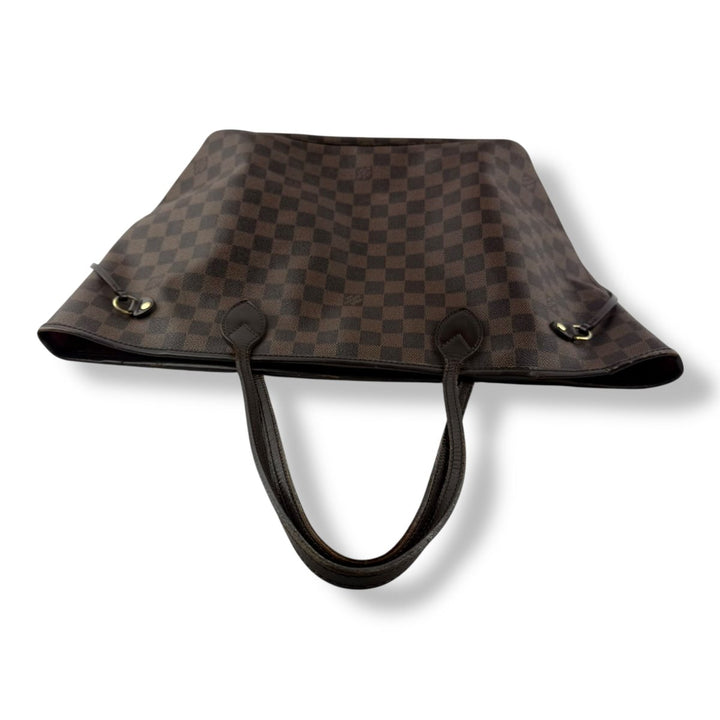 Louis Vuitton Brown Damier Neverfull MM Handbag - Lux Central