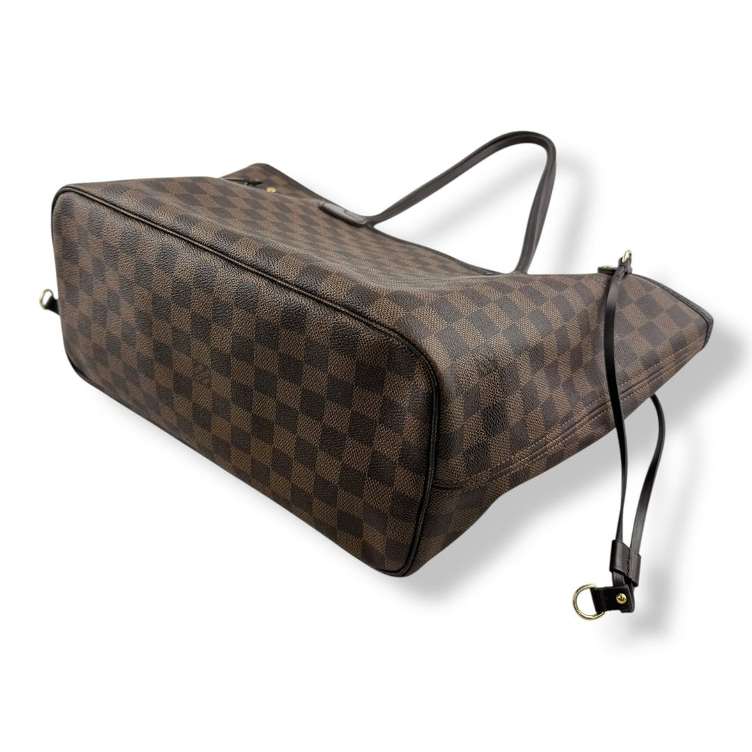 Louis Vuitton Brown Damier Neverfull MM Handbag - Lux Central