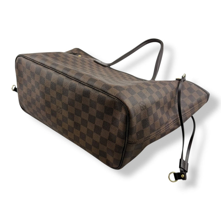 Louis Vuitton Brown Damier Neverfull MM Handbag - Lux Central