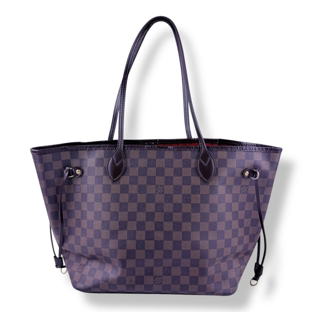 Louis Vuitton Brown Damier Neverfull MM Handbag - Lux Central