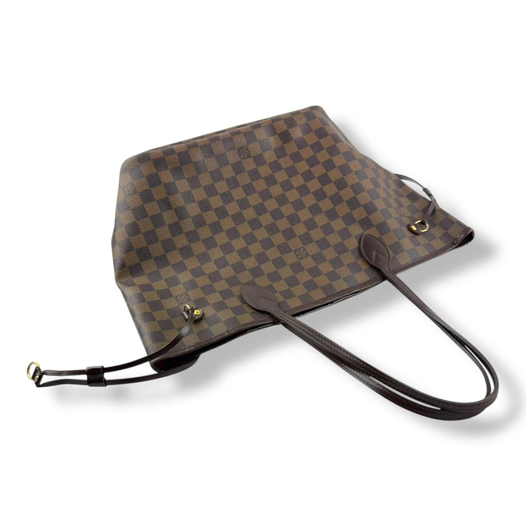 Louis Vuitton Brown Damier Neverfull MM Handbag - Lux Central