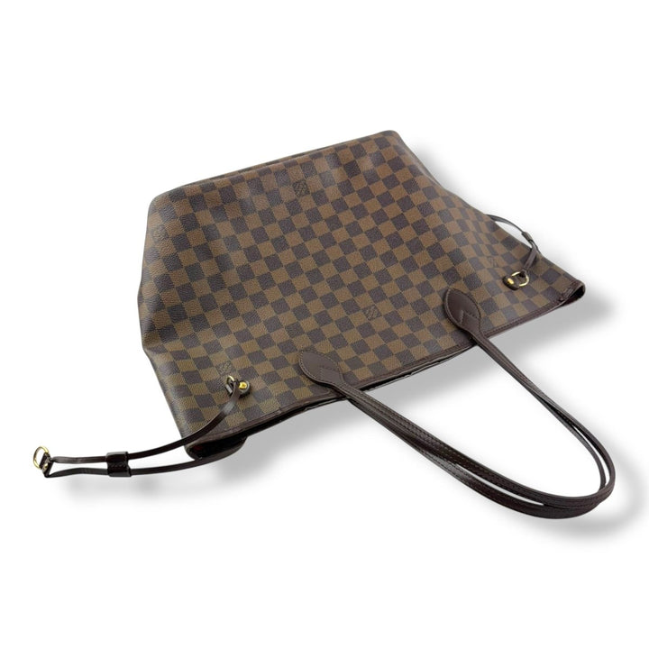 Louis Vuitton Brown Damier Neverfull MM Handbag - Lux Central