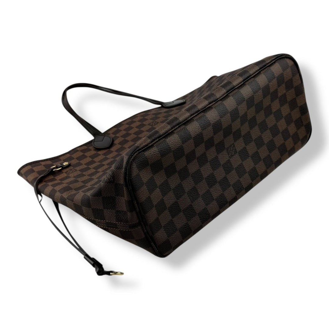 Louis Vuitton Brown Damier Neverfull MM Handbag - Lux Central