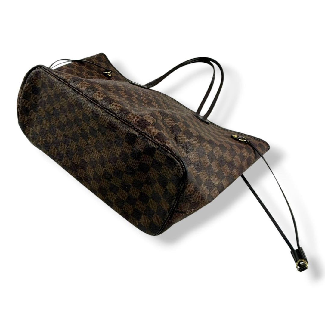 Louis Vuitton Brown Damier Neverfull MM Handbag - Lux Central
