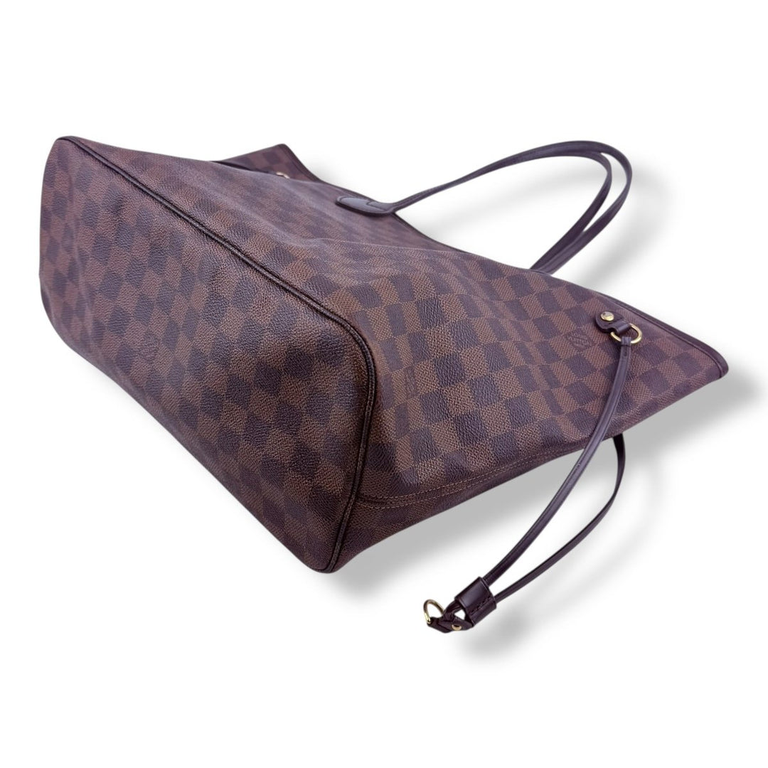 Louis Vuitton Brown Damier Neverfull MM Handbag - Lux Central