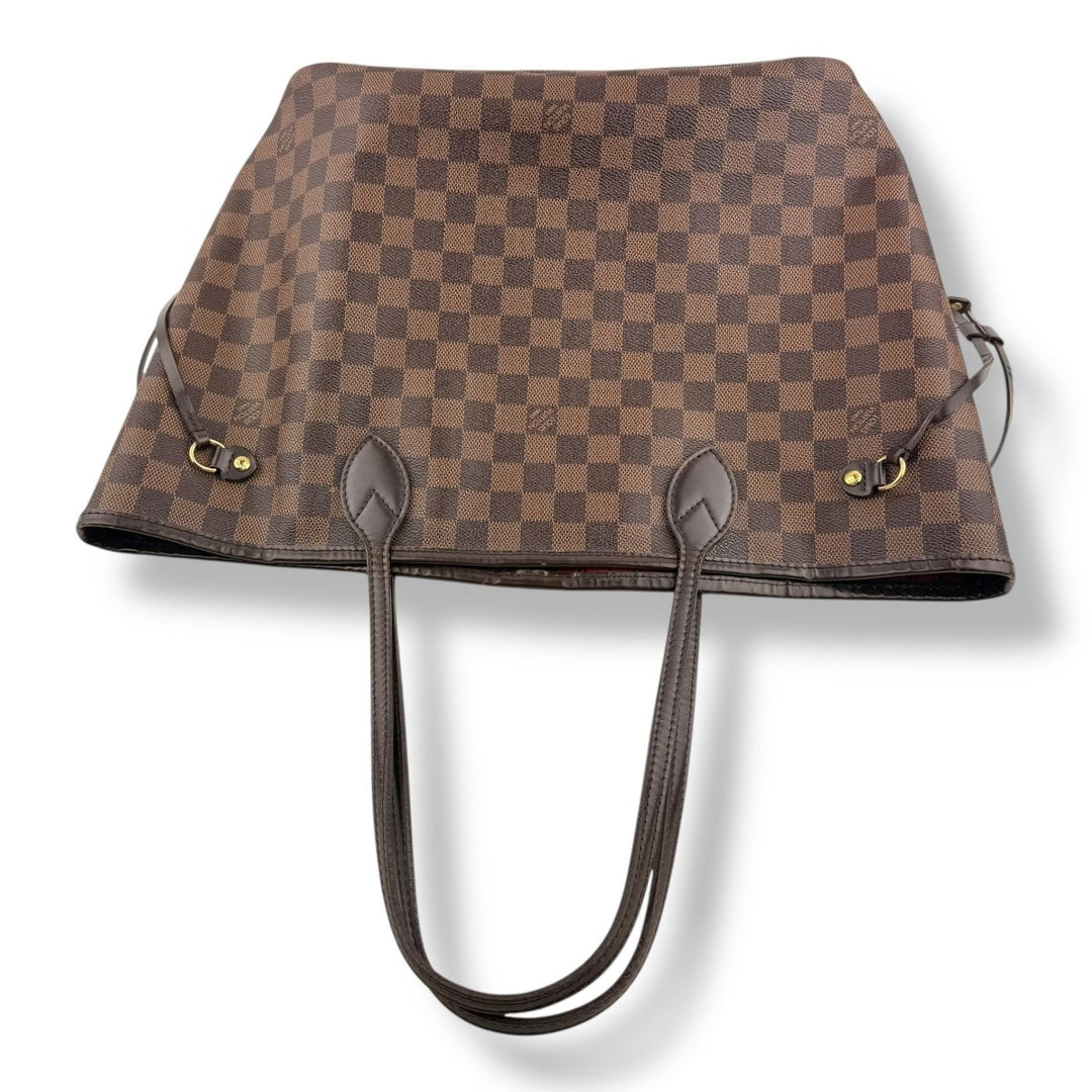 Louis Vuitton Brown Damier Neverfull MM Handbag - Lux Central