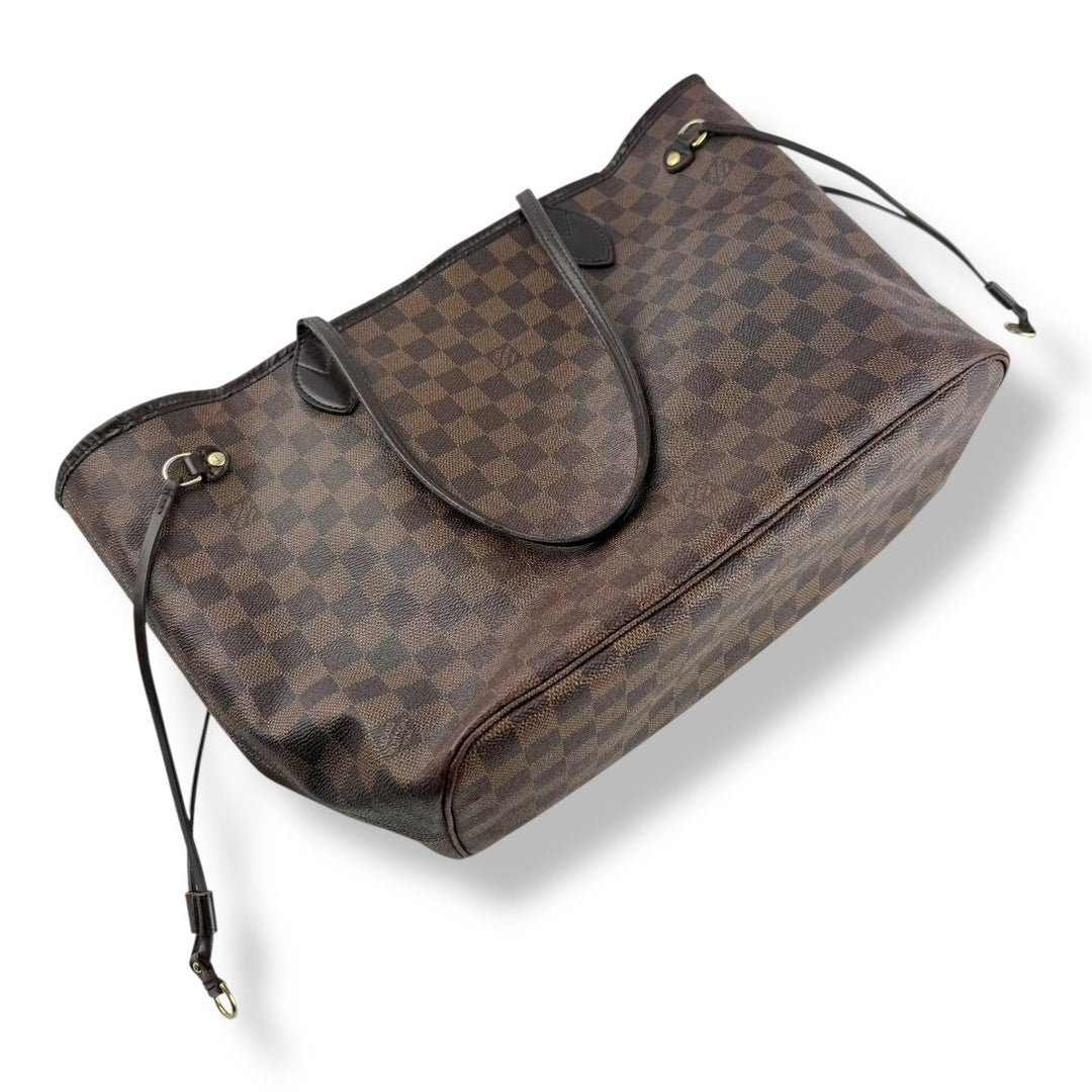 Louis Vuitton Brown Damier Neverfull MM Handbag - Lux Central