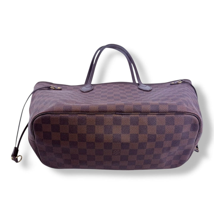 Louis Vuitton Brown Damier Neverfull MM Handbag - Lux Central