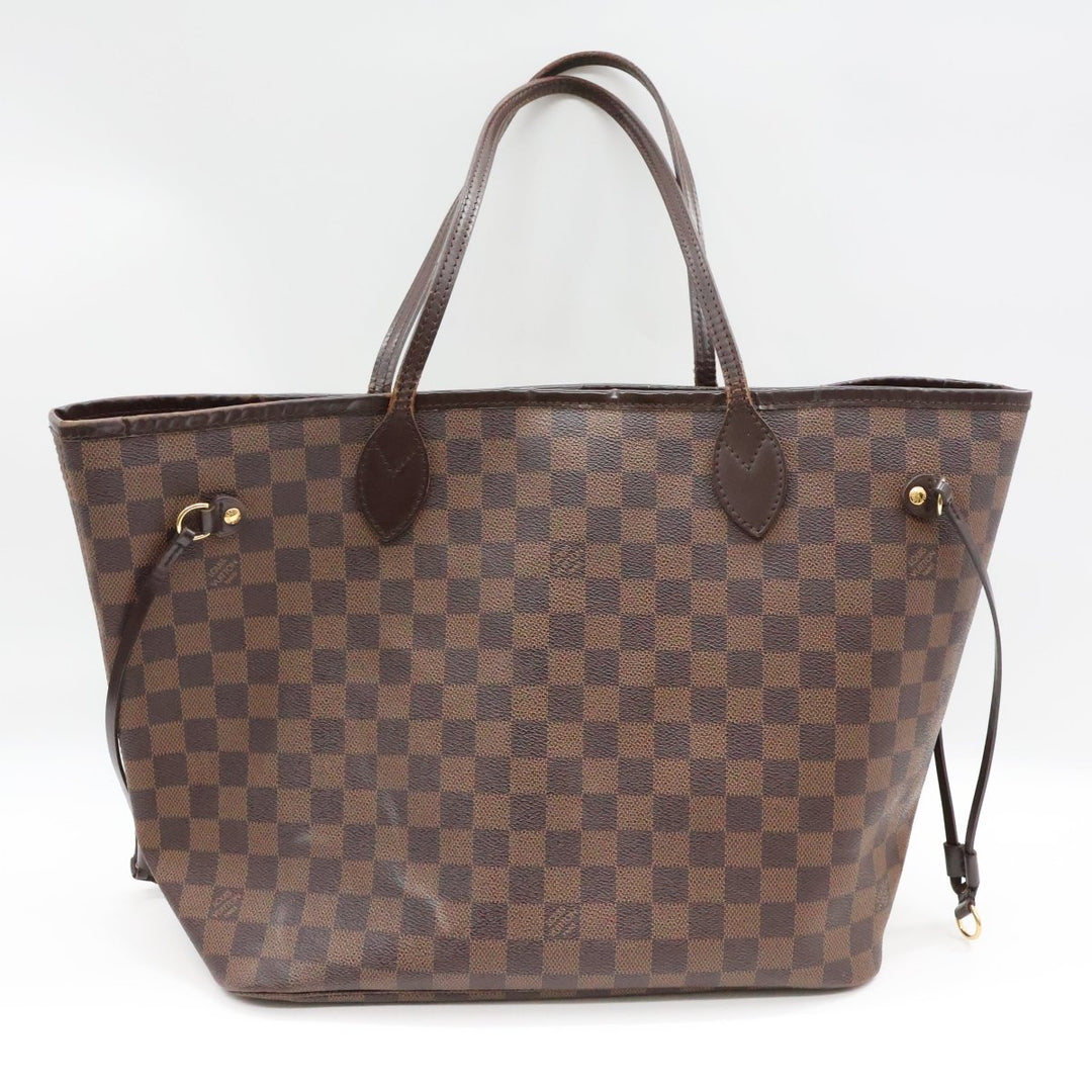 Louis Vuitton Brown Damier Neverfull MM Handbag - Lux Central