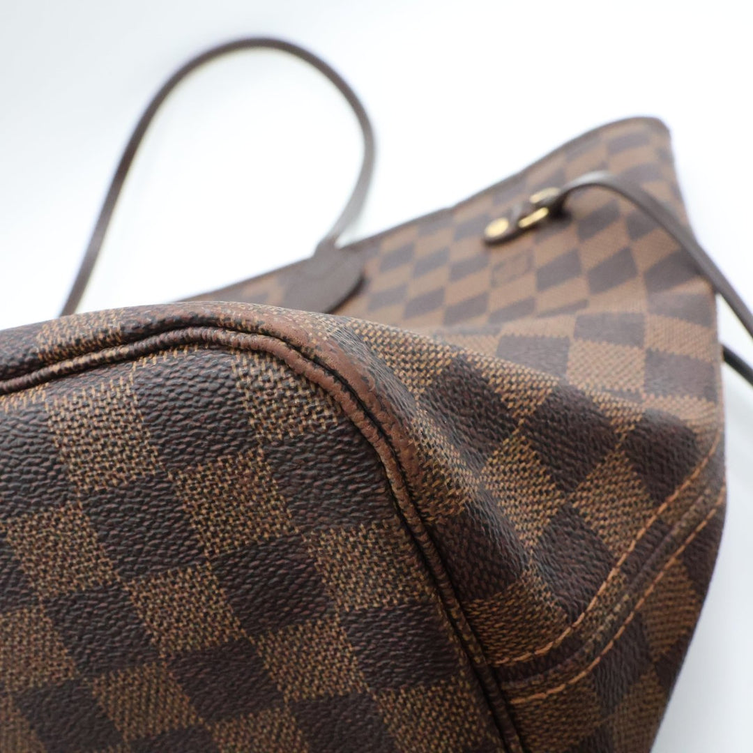 Louis Vuitton Brown Damier Neverfull MM Handbag - Lux Central