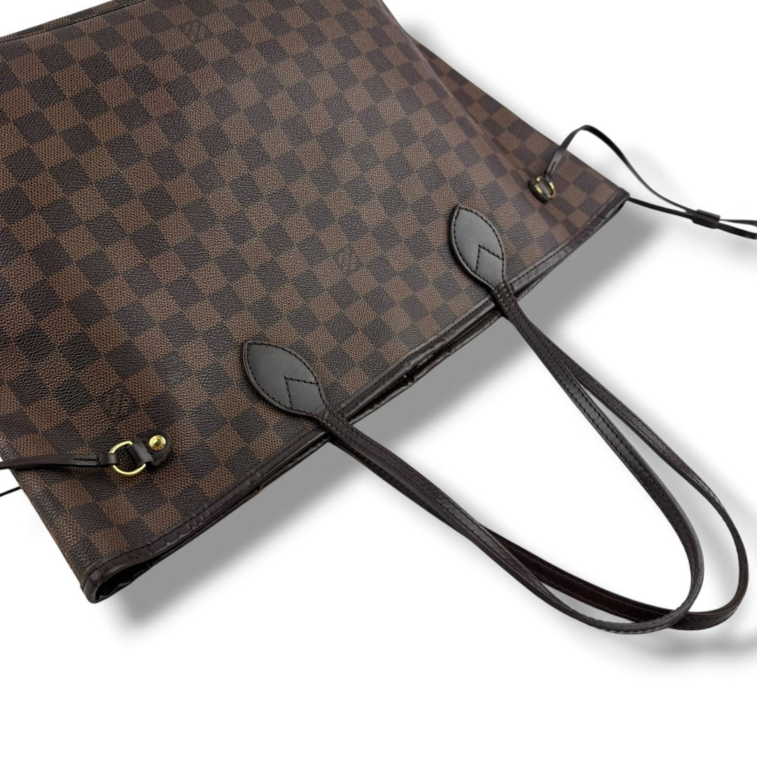 Louis Vuitton Brown Damier Neverfull MM Handbag - Lux Central