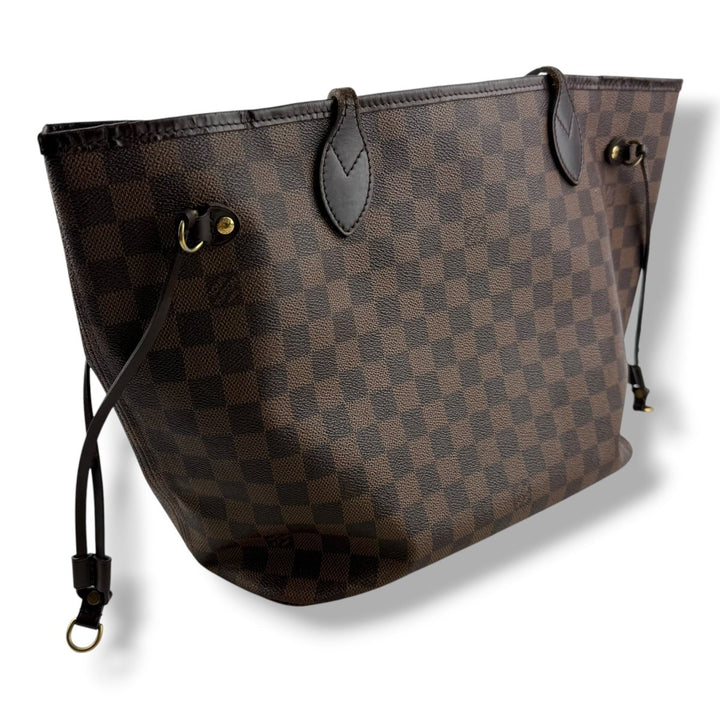 Louis Vuitton Brown Damier Neverfull MM Handbag - Lux Central