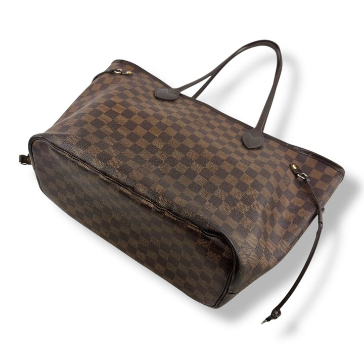 Louis Vuitton Brown Damier Neverfull MM Handbag - Lux Central