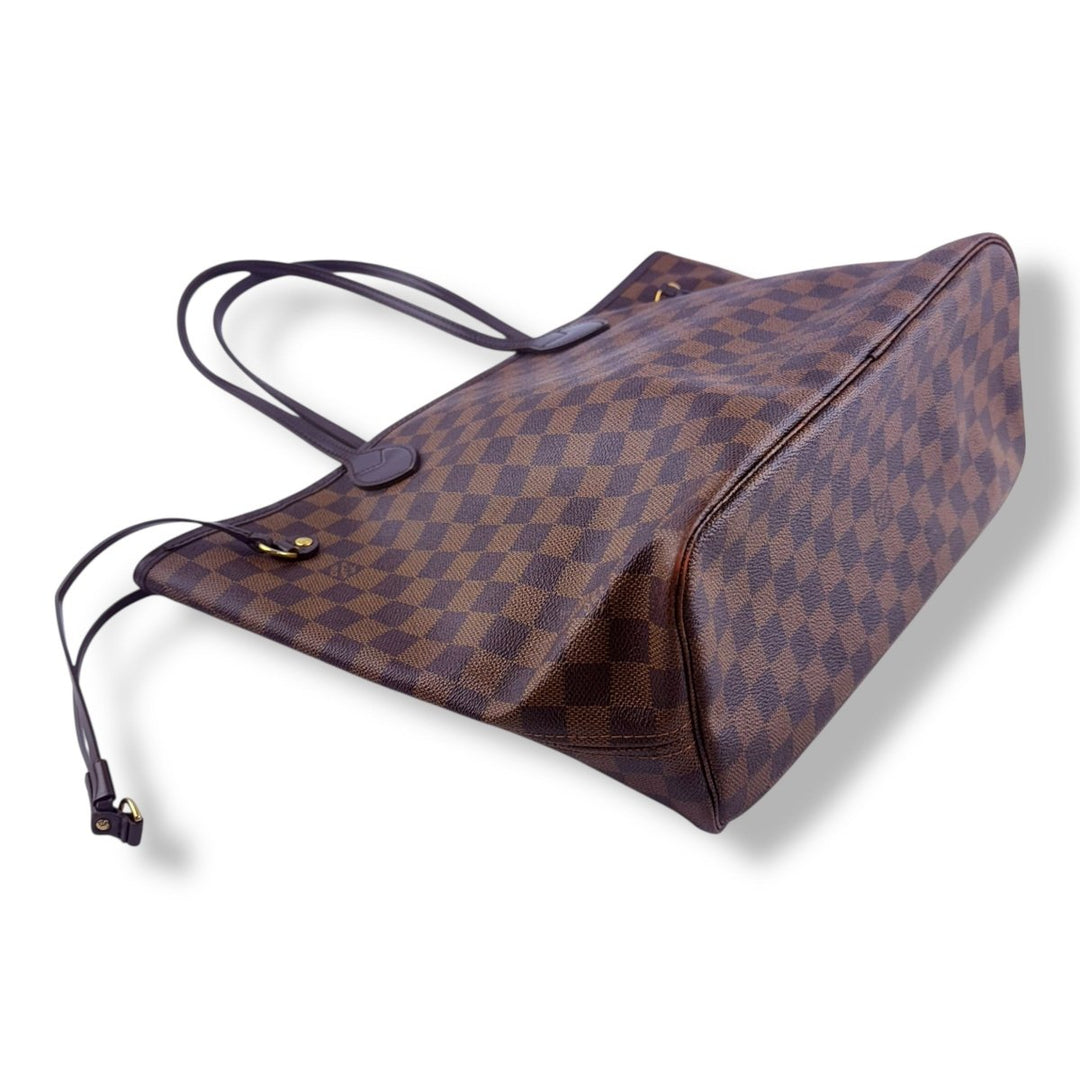 Louis Vuitton Brown Damier Neverfull MM Handbag - Lux Central