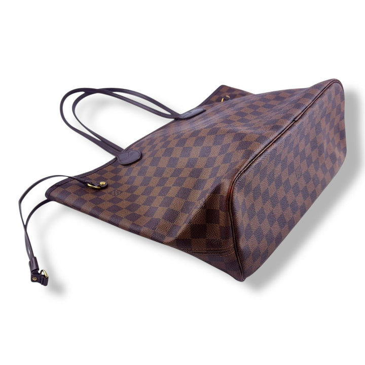 Louis Vuitton Brown Damier Neverfull MM Handbag - Lux Central