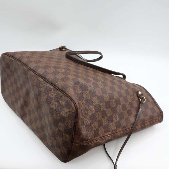 Louis Vuitton Brown Damier Neverfull MM Handbag - Lux Central