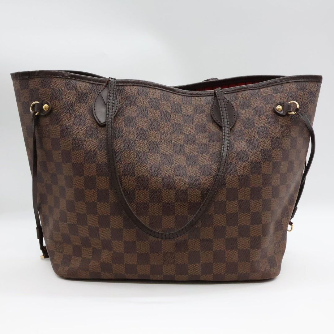 Louis Vuitton Brown Damier Neverfull MM Handbag - Lux Central