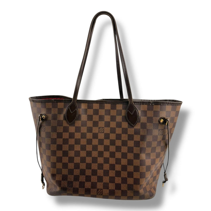 Louis Vuitton Brown Damier Neverfull MM Handbag - Lux Central
