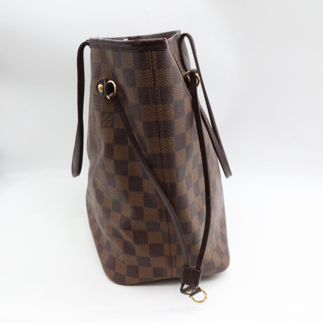 Louis Vuitton Brown Damier Neverfull MM Handbag - Lux Central