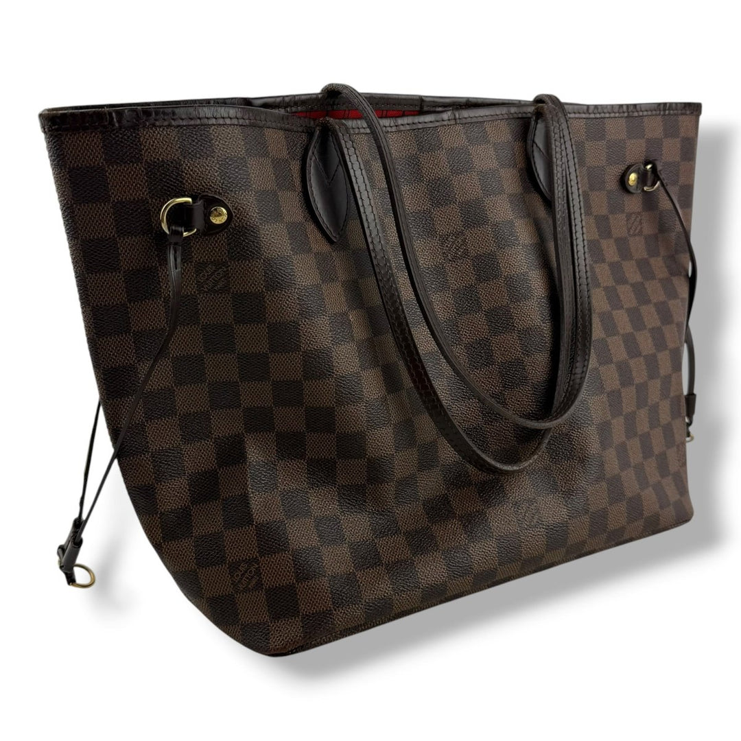 Louis Vuitton Brown Damier Neverfull MM Handbag - Lux Central
