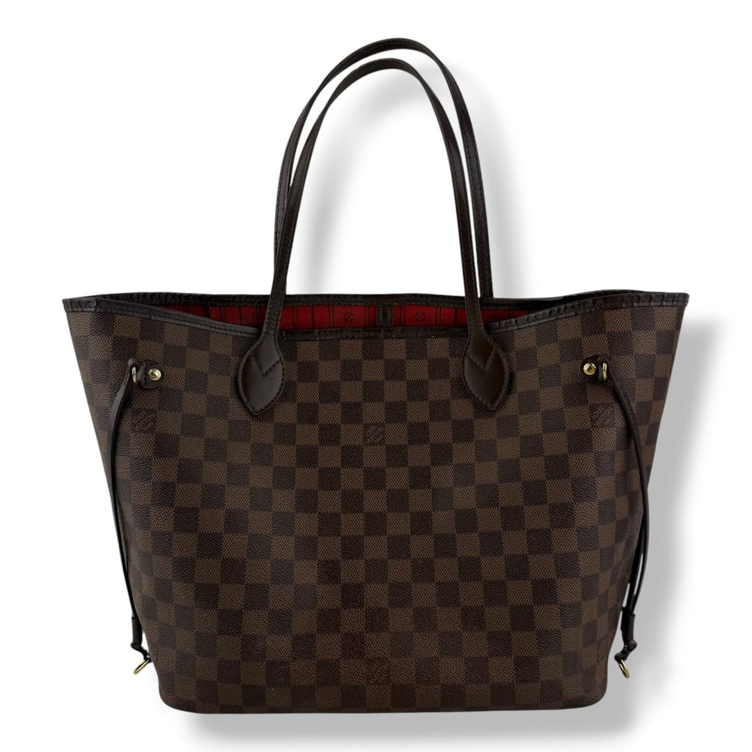 Louis Vuitton Brown Damier Neverfull MM Handbag - Lux Central
