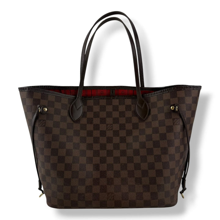 Louis Vuitton Brown Damier Neverfull MM Handbag - Lux Central