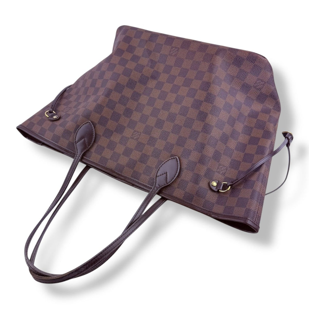 Louis Vuitton Brown Damier Neverfull MM Handbag - Lux Central