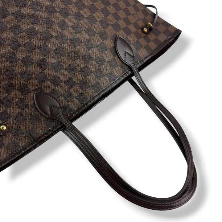 Louis Vuitton Brown Damier Neverfull MM Handbag - Lux Central