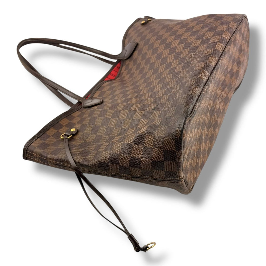 Louis Vuitton Brown Damier Neverfull MM Handbag - Lux Central