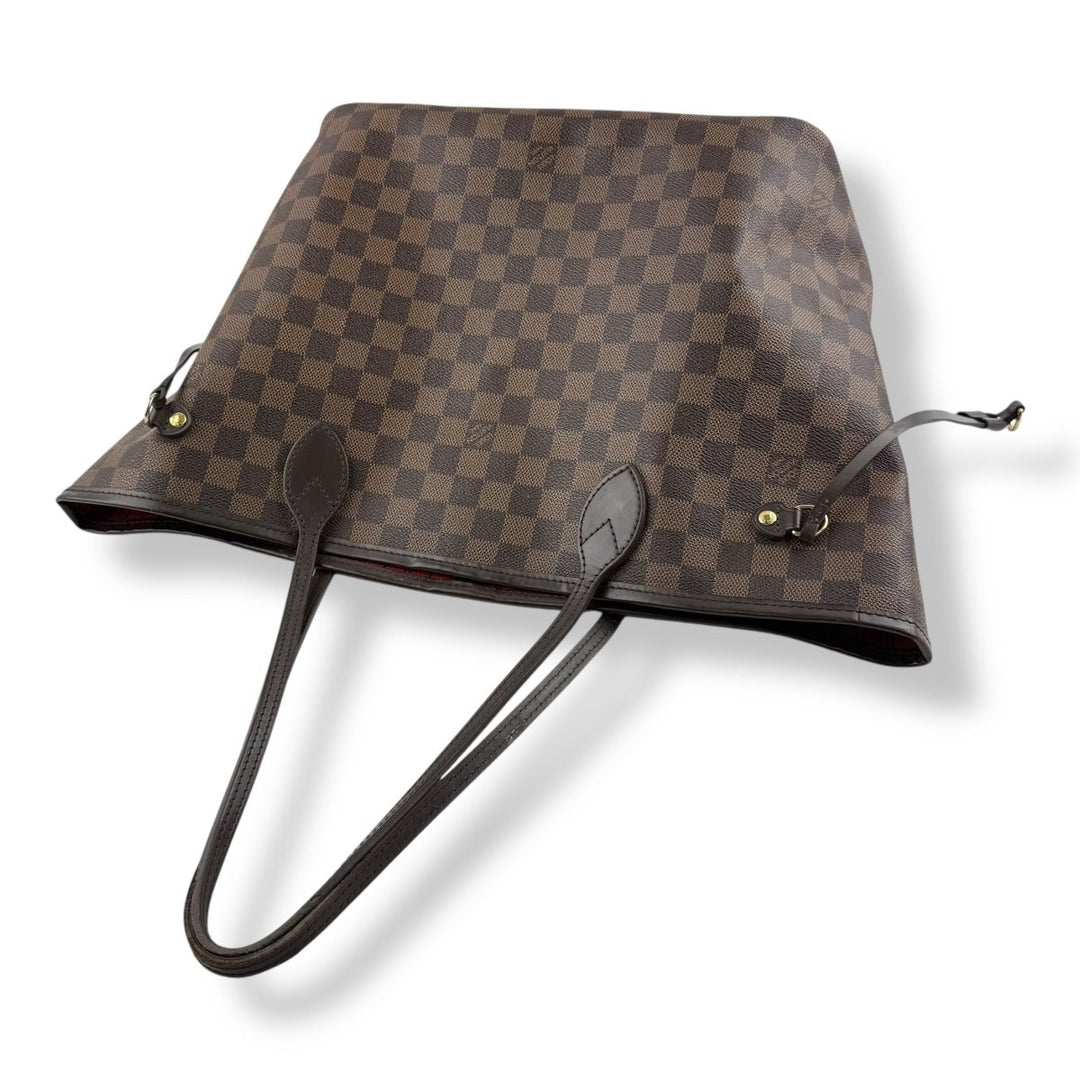 Louis Vuitton Brown Damier Neverfull MM Handbag - Lux Central