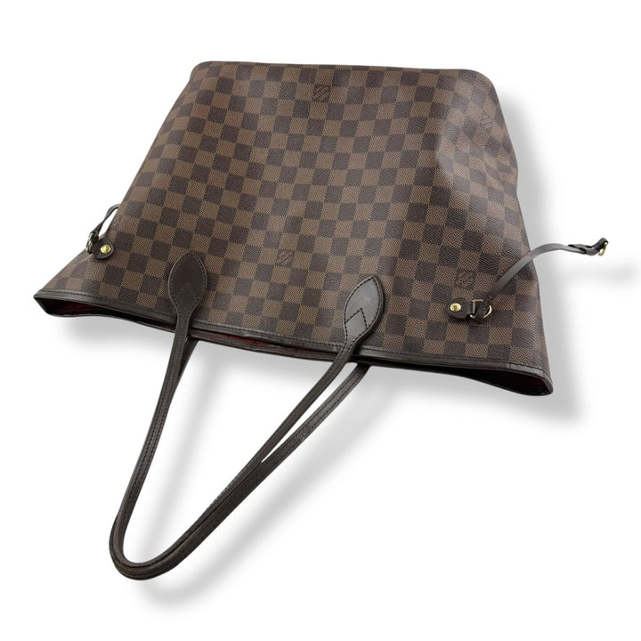 Louis Vuitton Brown Damier Neverfull MM Handbag - Lux Central