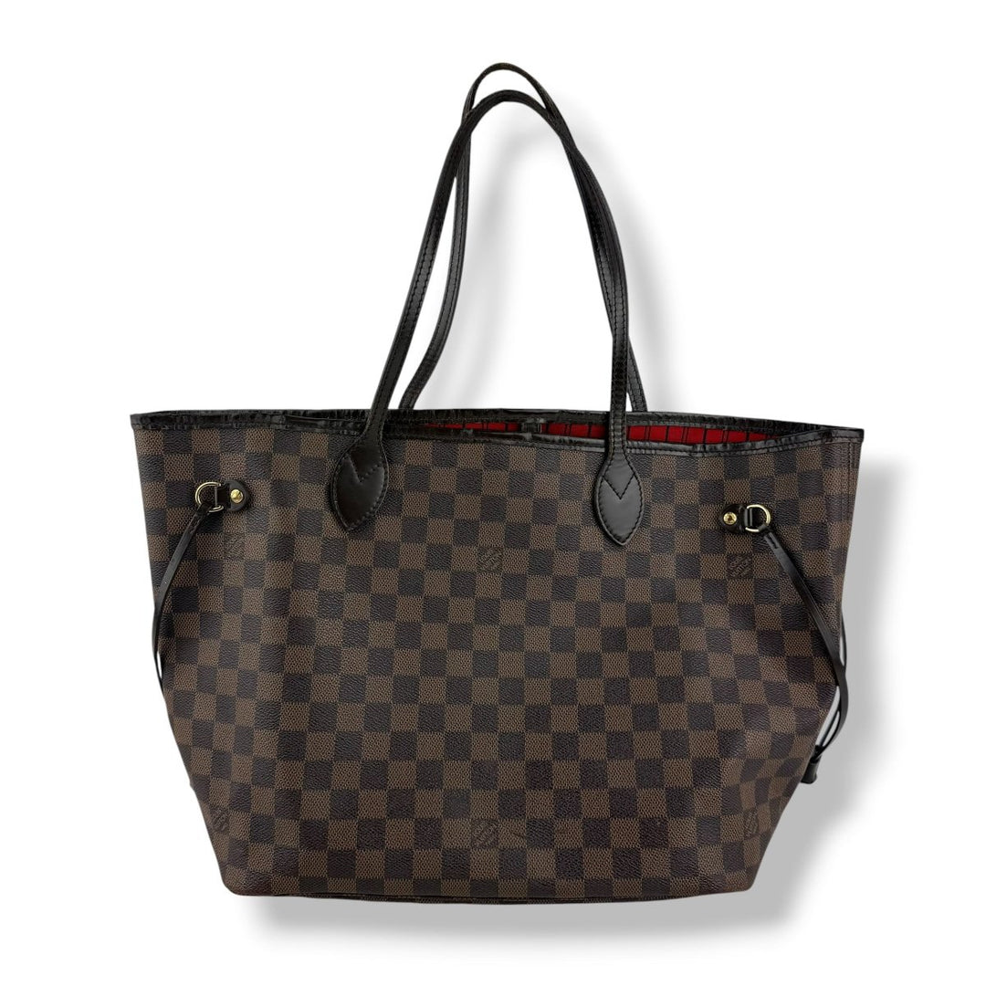 Louis Vuitton Brown Damier Neverfull MM Handbag - Lux Central
