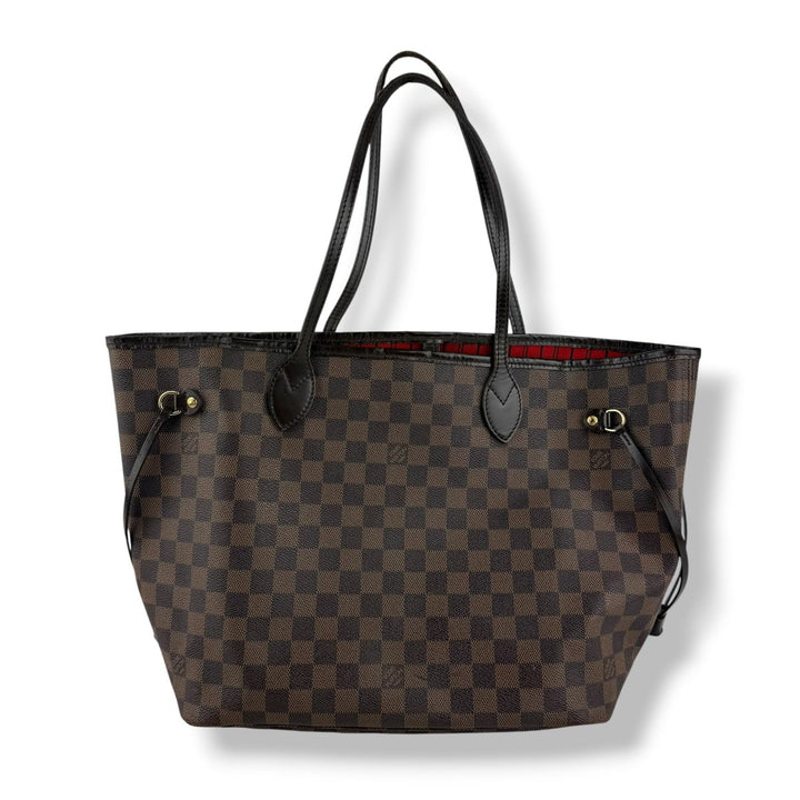 Louis Vuitton Brown Damier Neverfull MM Handbag - Lux Central