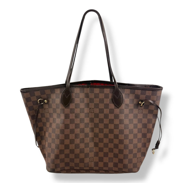 Louis Vuitton Brown Damier Neverfull MM Handbag - Lux Central