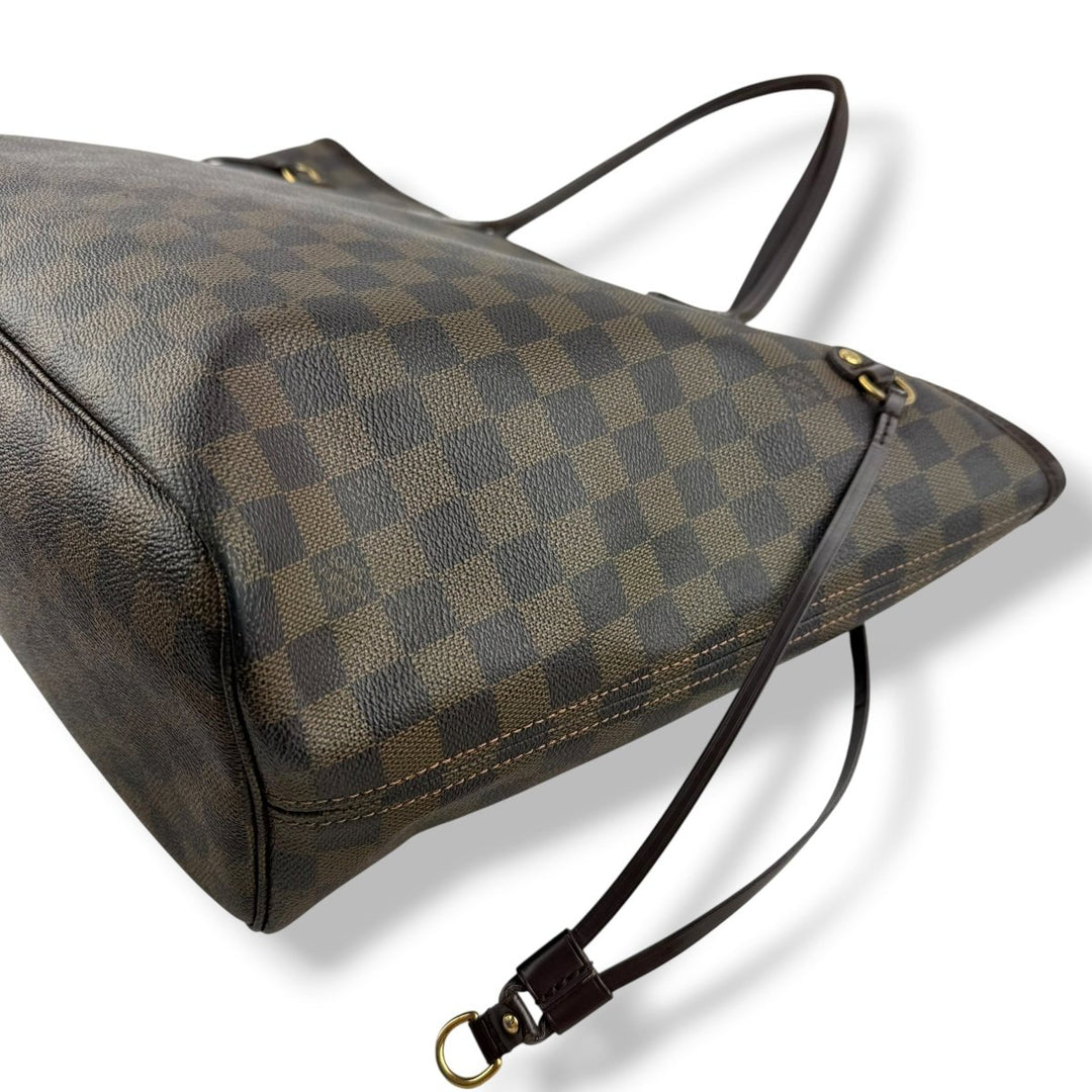 Louis Vuitton Brown Damier Neverfull MM Handbag - Lux Central
