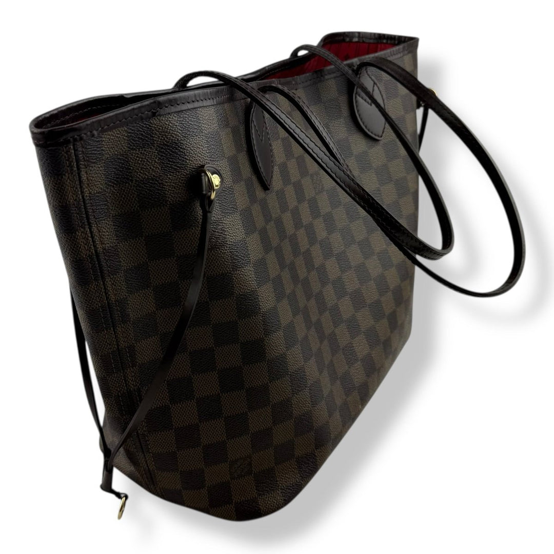 Louis Vuitton Brown Damier Neverfull MM Handbag - Lux Central