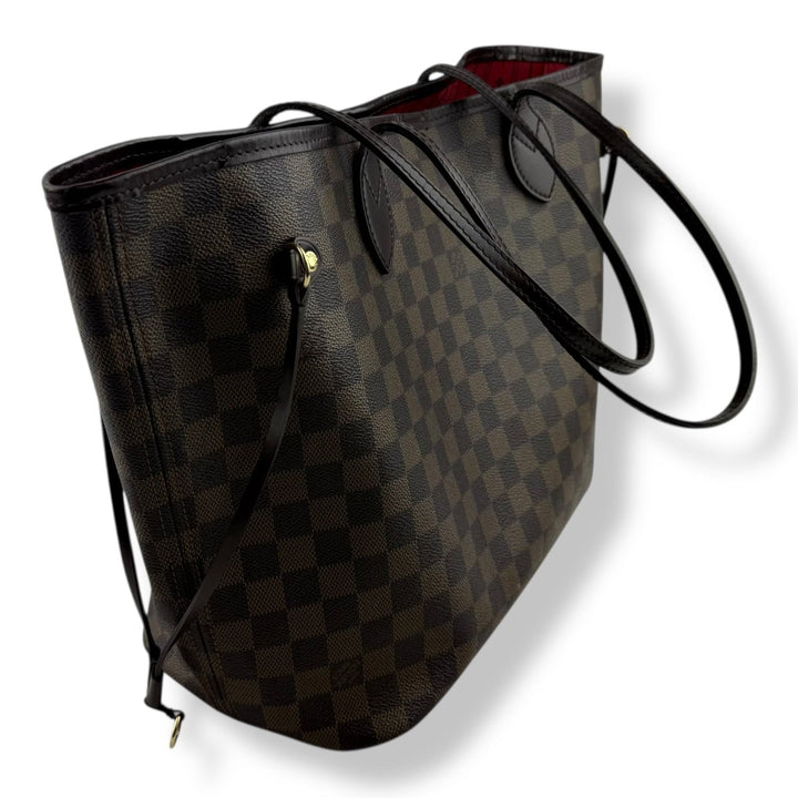 Louis Vuitton Brown Damier Neverfull MM Handbag - Lux Central