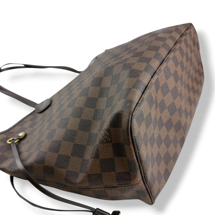 Louis Vuitton Brown Damier Neverfull MM Handbag - Lux Central