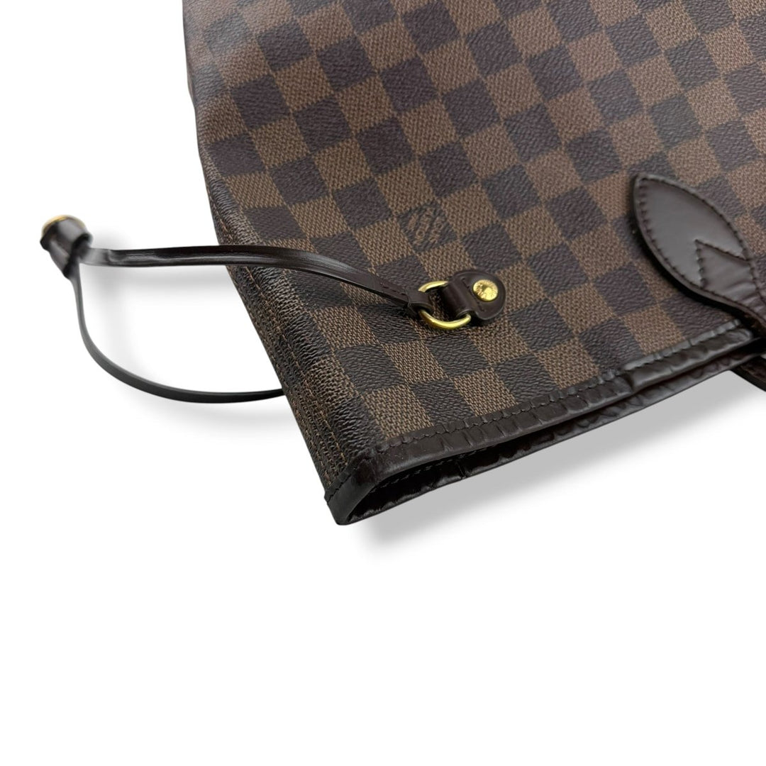 Louis Vuitton Brown Damier Neverfull MM Handbag - Lux Central