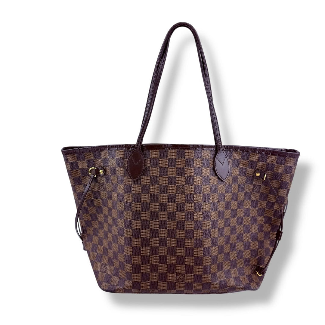 Louis Vuitton Brown Damier Neverfull MM Handbag - Lux Central