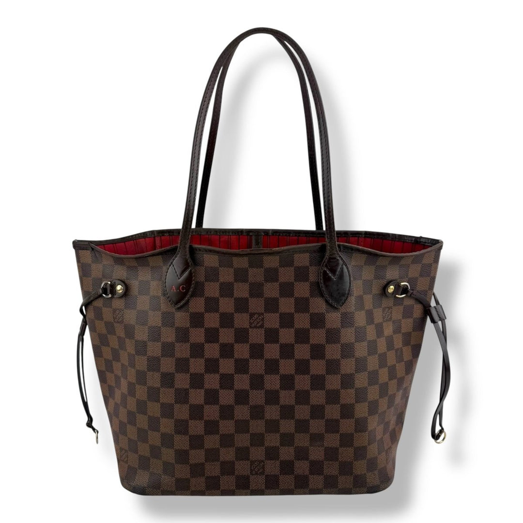 Louis Vuitton Brown Damier Neverfull MM Handbag - Lux Central