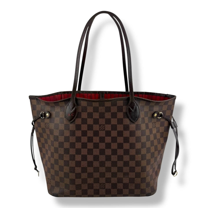 Louis Vuitton Brown Damier Neverfull MM Handbag - Lux Central