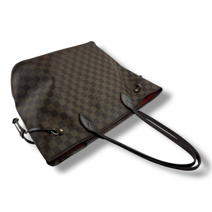 Louis Vuitton Brown Damier Neverfull MM Handbag - Lux Central