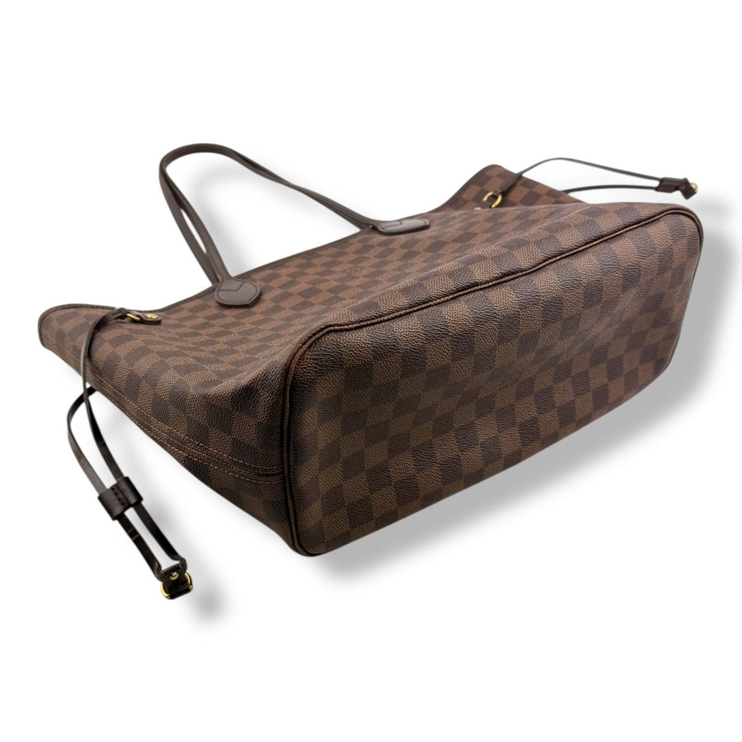 Louis Vuitton Brown Damier Neverfull MM Handbag - Lux Central