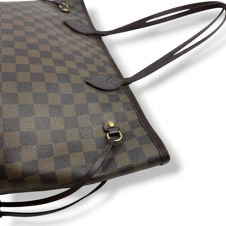 Louis Vuitton Brown Damier Neverfull MM Handbag - Lux Central