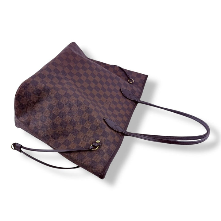 Louis Vuitton Brown Damier Neverfull MM Handbag - Lux Central