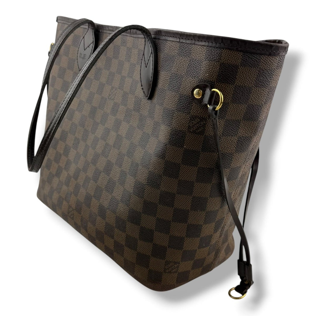 Louis Vuitton Brown Damier Neverfull MM Handbag - Lux Central