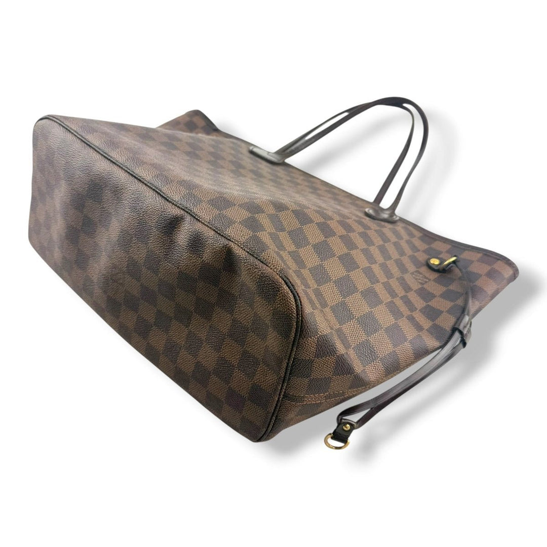 Louis Vuitton Brown Damier Neverfull MM Handbag - Lux Central