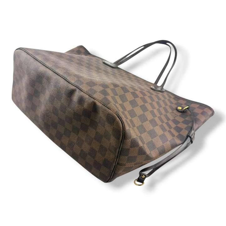 Louis Vuitton Brown Damier Neverfull MM Handbag - Lux Central