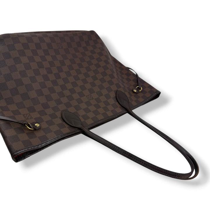 Louis Vuitton Brown Damier Neverfull MM Handbag - Lux Central